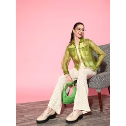 Antheaa Women Green Tailored Jacket-picture-22