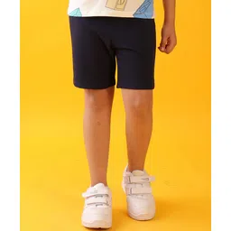 Anthrilo Blended Solid Short - Blue-picture-28