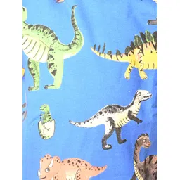 Anthrilo Boys Blue Printed Hooded Fleece Sweatshirt image 4