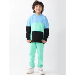 Anthrilo Boys Colourblocked Long Sleeves Sweatshirt With Joggers-picture-54