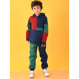 Anthrilo Boys Colourblocked T-shirt with Trousers-image-22