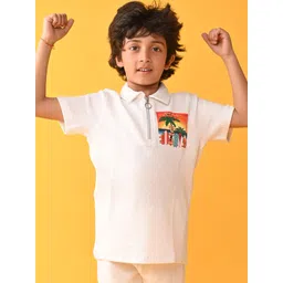Anthrilo Boys Polo Collar Cotton T-shirt-picture-16