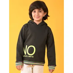 Anthrilo Boys Printed Hooded Fleece Sweatshirt-picture-12