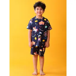 Anthrilo Boys Printed Night suit-image-12