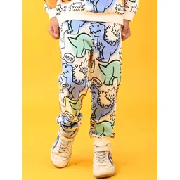 Anthrilo Boys Printed Relaxed Straight Leg Easy Wash Joggers Trousers-picture-46