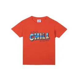 Anthrilo Boys Typography Printed Applique T-shirt-picture-54