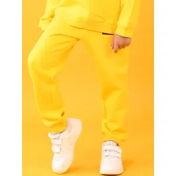 Anthrilo Boys Yellow Solid Joggers-image-23