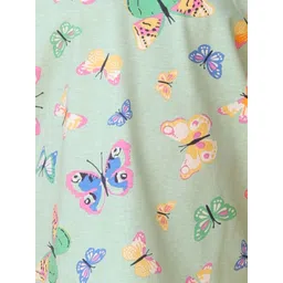 Anthrilo Girls Printed T-shirt with Skirt image 4