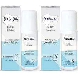Anti-Perspirant Anti Sweat Foot Roll-on with Patchouli & Peppermint Oil,Expert Defense Against Sweaty Feet & Bad Foot Odor, Controls Excessive Sweating Hyperhidrosis of Foot-60ml(Pack of 2)-picture-40