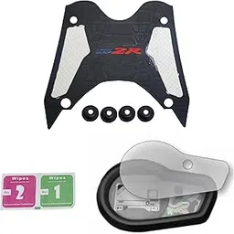 Anti Skid Footmat White/Black Color with Meter Screen Guard for Yamaha Ray ZR 125 New-picture-28