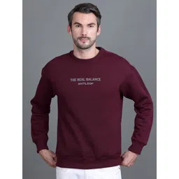 Antiloop Men Typography Printed Hooded Sweatshirt-picture-11