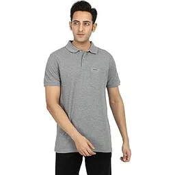 antiloop Regular Fit Polo Collar Half Sleeve Solid Pure Cotton T-Shirt for Men-picture-28
