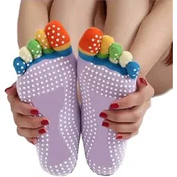 antimero Yoga Socks for Women and Men Anti-slip, Anti-odor Cotton Compression Sport Sock Fashion Women,for Yoga, Pilates, Running 5 Finger Cotton SocksFitness Martial Hospital Home Walking Socks-picture-25