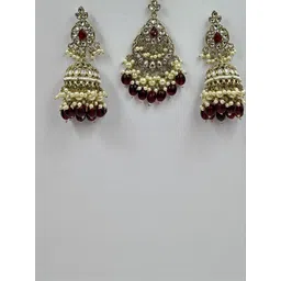 ANTIQUE JEWELLERY Contemporary Jhumkas Earrings-picture-8