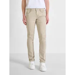 Antony Morato Beige Tapered Fit Solid Jeans-picture-14