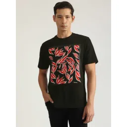 Antony Morato Black Pure Cotton Regular Fit Printed T-Shirt-picture-48