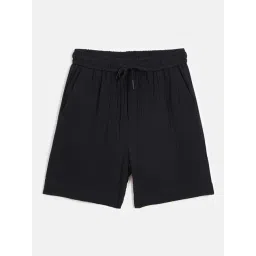 Antony Morato Boys Black Pure Cotton Shorts-image-17
