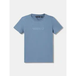 Antony Morato Kids Blue Cotton Logo T-Shirt-picture-18