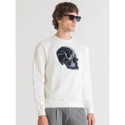 Antony Morato Men Cream-Coloured Printed Sweatshirt-picture-26