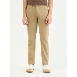 Antony Morato Men Tapered Fit Beige Solid Jeans-picture-22