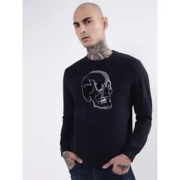 Antony Morato Navy Regular Fit Printed Sweatshirt-picture-26
