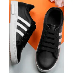 Antox Black Synthetic Casual Shoes-picture-33