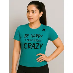 ANTUM Women Typography Printed Round Neck Cotton T-shirt-picture-18