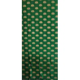 anu green Background with gold lotus print Backdrop size 5ft Hight & 8ft Width Curtain Fabric-picture-13
