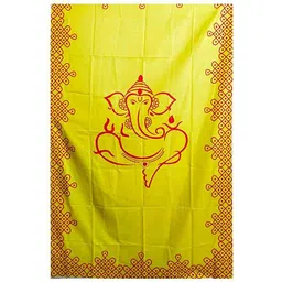 anu collection Lord Ganesha Digital Printed Backdrop Curtain Cloth Curtain Fabric-picture-19