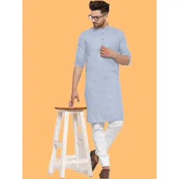 ANUJ FASHION Men Blended A-Line Kurtas-picture-13