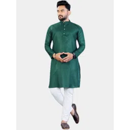 ANUJ FASHION Men Blended A-Line Kurtas-picture-16