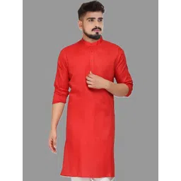 ANUJ FASHION Men Blended A-Line Kurtas-picture-34