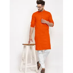 anujfashion Men Cotton Blend Kurta Pyjama Set-picture-11
