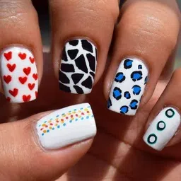 Anup Torda Nail Art Kit for Kids Includes Design Glitter Beads Stamping Glue Makeup Cosmetic Set (1) image 5