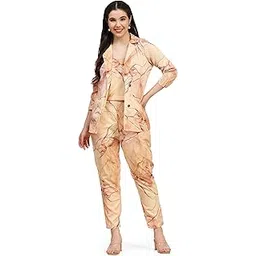 anushil Stylish Co-ord Sets for Women - Printed Crop Top with Pants and Blazer, 3peice Co-ord Set, Co-ord Top & Pant Set for Casual Wear-picture-31