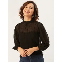 Anvi Be Yourself Black Embroidered Top-picture-27