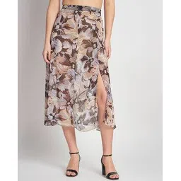 anvi be yourself Floral Print A-Line Skirt-picture-14