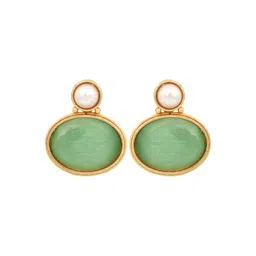 Anvik Gold Plated Beaded Contemporary Studs image 2