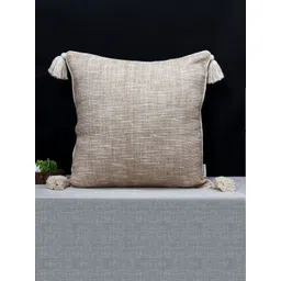 ANWYN Brown & Off White Square Cushion Covers-picture-39
