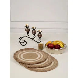 ANWYN Coffee Brown 3 Pieces Table Placemats-picture-14
