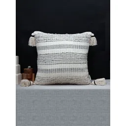 ANWYN Cream-Coloured & Black Square Cushion Covers-picture-10