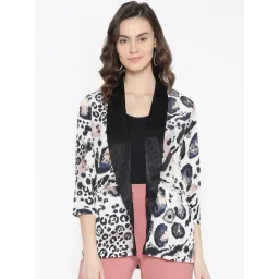 aoba Erotissch Off-White & Black Animal Print Lounge Jacket-picture-48