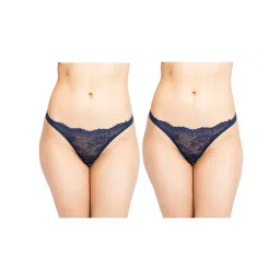 aoba Erotissch Pack Of 2 Blue Lace Thongs-picture-40