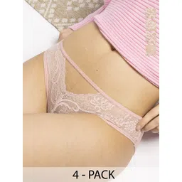 aoba EROTISSCH Pack Of 4 Mid Rise Bikini Briefs PO4-5-picture-32