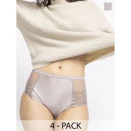 aoba EROTISSCH Pack Of 4 Mid Rise Thongs Briefs PO4-19-picture-35