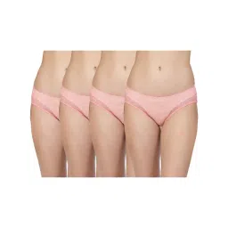 aoba Erotissch Pack Of 4 Peach Lace Bikini-picture-15