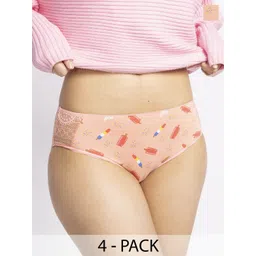 aoba EROTISSCH Pack Of 4 Printed Bikini Briefs PO4-16-picture-37
