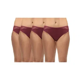 aoba Erotissch Pack Of 4 Purple Lace Thongs-picture-18