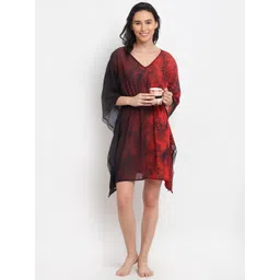 aoba EROTISSCH Women Printed Kaftan Swimwear Cover Up Dress-picture-17