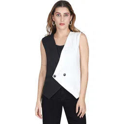 aol Colorblock Women Waistcoat-picture-43